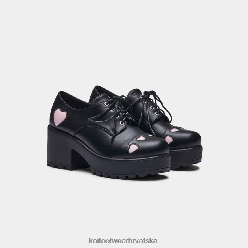 cipela | BN248453 KOI footwear žene tenisice u obliku srca crno