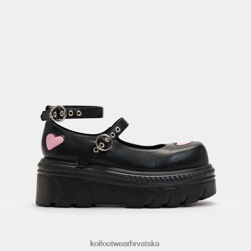 cipela | BN248455 KOI footwear žene ratničko srce stomper cipele crno