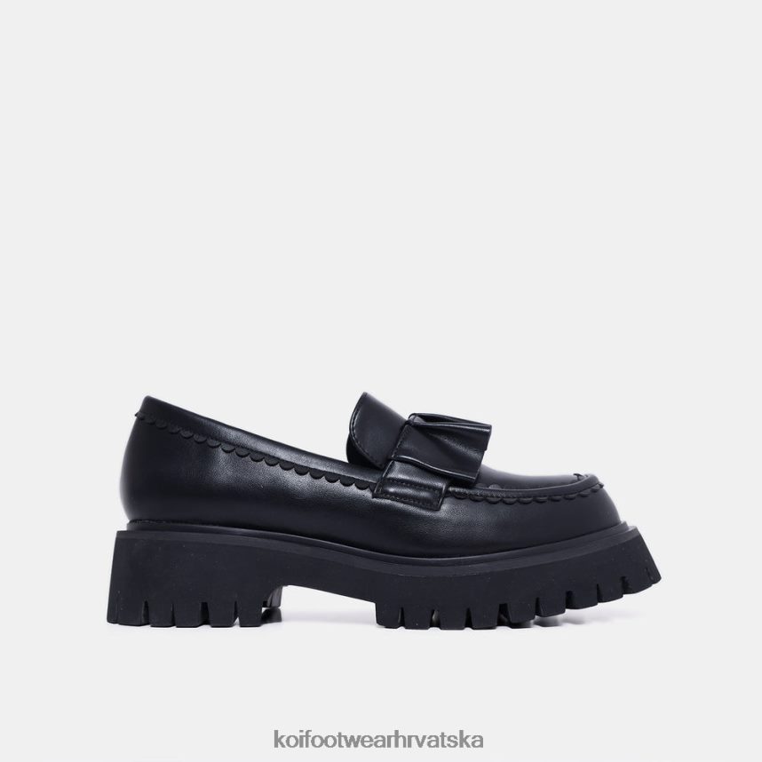 lenjivac | BN248447 KOI footwear žene mokasinke s volanima od vrbe crno